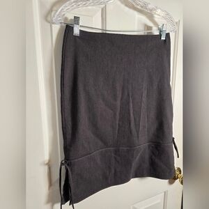 Spicewear A Line Pencil Skirt Size Medium Gray
